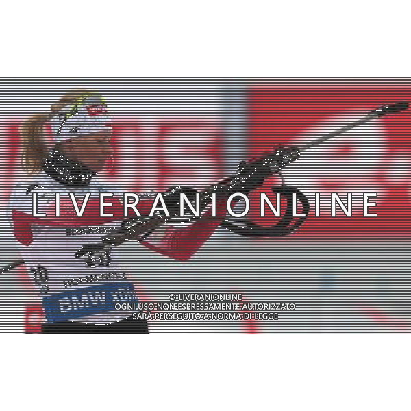 2016.03.09 Oslo Holmenkollen Biathlon Mistrzostwa Swiata w biathlonie. Bieg na 15 km kobiet. N/z Weronika Nowakowska Foto Tomasz Duszynski / PressFocus 2016.03.09 Oslo Holmenkollen IBU World Championships Biathlon Weronika Nowakowska Tomasz Duszynski / PressFocus / NEWSPIX.PL --- Newspix.pl/ AGENZIA ALDO LIVERANI SAS - ITALY ONLY EDITORIAL USE ONLY - Campionato Mondiale di Biathlon - 15 km donne individuale , IBU Biathlon World Championships Oslo 09/03/2016