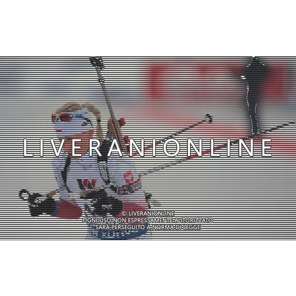 2016.03.09 Oslo Holmenkollen Biathlon Mistrzostwa Swiata w biathlonie. Bieg na 15 km kobiet. N/z GUZIK Krystyna Foto Tomasz Duszynski / PressFocus 2016.03.09 Oslo Holmenkollen IBU World Championships Biathlon GUZIK Krystyna Tomasz Duszynski / PressFocus / NEWSPIX.PL --- Newspix.pl/ AGENZIA ALDO LIVERANI SAS - ITALY ONLY EDITORIAL USE ONLY - Campionato Mondiale di Biathlon - 15 km donne individuale , IBU Biathlon World Championships Oslo 09/03/2016