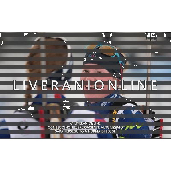 2016.03.09 Oslo Holmenkollen Biathlon Mistrzostwa Swiata w biathlonie. Bieg na 15 km kobiet. N/z BESCOND Anais DORIN HABERT Marie Foto Tomasz Duszynski / PressFocus 2016.03.09 Oslo Holmenkollen IBU World Championships Biathlon BESCOND Anais Tomasz Duszynski / PressFocus / NEWSPIX.PL --- Newspix.pl *** Local Caption *** www.newspix.pl mail us: info@newspix.pl call us: 0048 022 23 22 222 --- Polish Picture Agency by Ringier Axel Springer Poland/ AGENZIA ALDO LIVERANI SAS - ITALY ONLY EDITORIAL USE ONLY - Campionato Mondiale di Biathlon - 15 km donne individuale , IBU Biathlon World Championships Oslo 09/03/2016