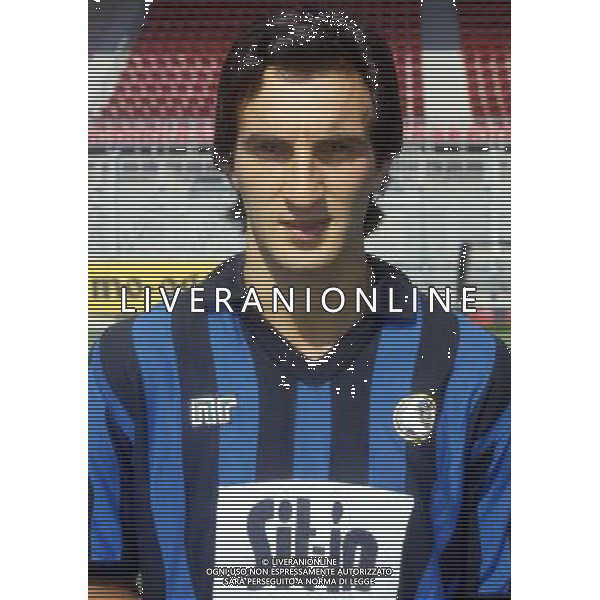 RETROSPETTIVA MARINO MAGRIN CALCIATORE NELLA FOTO MARINO MAGRIN CON LA MAGLIA DELL ATALANTA AG ALDO LIVERANI SAS