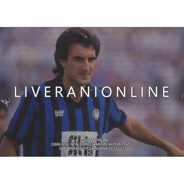RETROSPETTIVA MARINO MAGRIN CALCIATORE NELLA FOTO MARINO MAGRIN CON LA MAGLIA DELL ATALANTA AG ALDO LIVERANI SAS