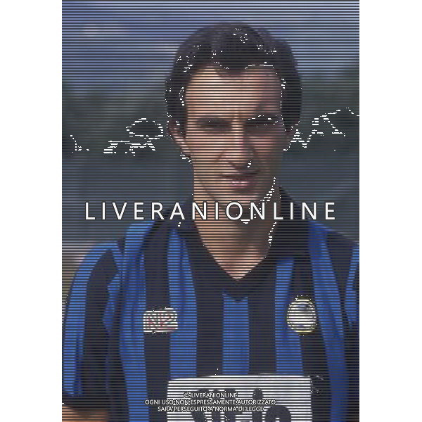 RETROSPETTIVA MARINO MAGRIN CALCIATORE NELLA FOTO MARINO MAGRIN CON LA MAGLIA DELL ATALANTA AG ALDO LIVERANI SAS