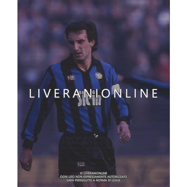 RETROSPETTIVA MARINO MAGRIN CALCIATORE NELLA FOTO MARINO MAGRIN CON LA MAGLIA DELL ATALANTA AG ALDO LIVERANI SAS