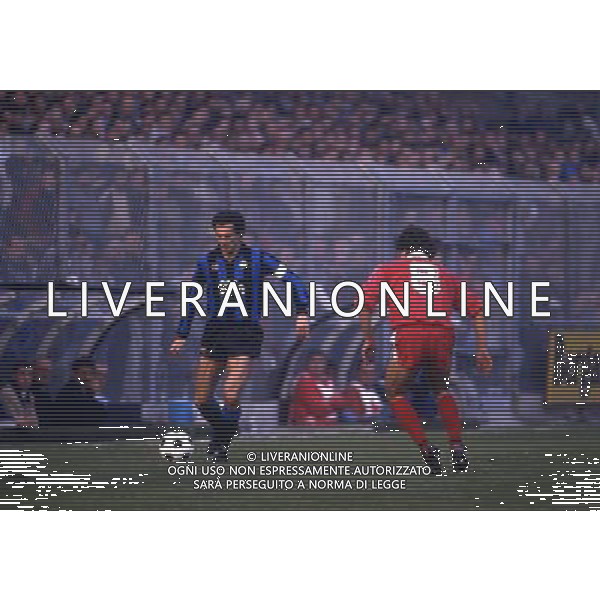 RETROSPETTIVA MARINO MAGRIN CALCIATORE NELLA FOTO MARINO MAGRIN CON LA MAGLIA DELL ATALANTA AG ALDO LIVERANI SAS