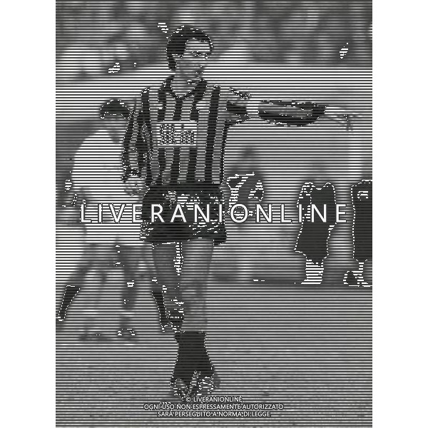 Marino MAGRIN calciatore con la maglia dell\'Atalanta nel 1986/1987 - retrospettiva © SIROTTI / AGENZIA ALDO LIVERANI SAS
