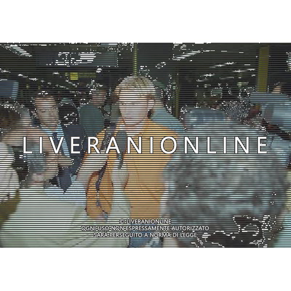 Claes Andreas Andersson calciatore al suo arrivo all\'aeroporto di Linate a Milano - nuovo acquisto del Milan 11/06/1997 Â© AGENZIA ALDO LIVERANI SAS