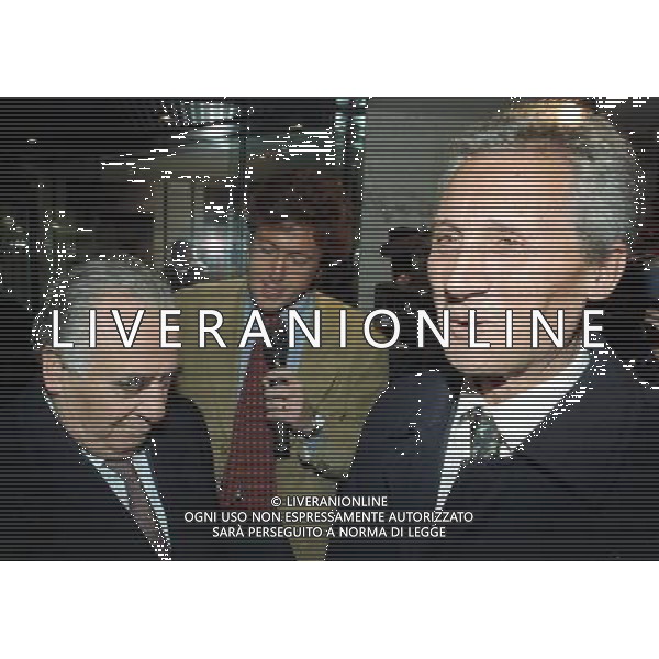 Assemblea Lega Calcio Milano 16/12/1997 nella foto Sergio Cragnotti e Franco Sensi © AGENZIA ALDO LIVERANI SAS