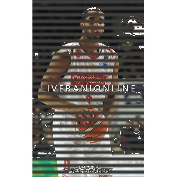 CAMPIONATO DI BASKET SERIE A, OPENJOBMETIS VARESE VS DOLOMITI ENERGIA TRENTINO, VARESE, 06-03-2016, NELLA FOTO:DAVIES BRANDON AG ALDO LIVERANI SAS