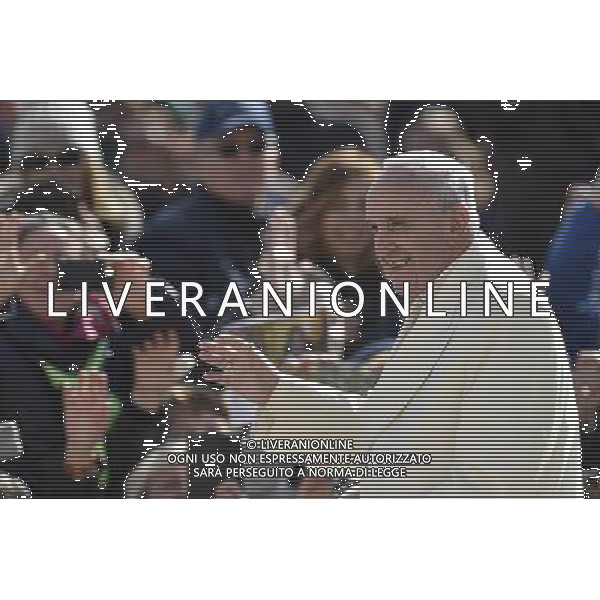 Vaticano Udienza Giubilare Piazza San Pietro - 12.03.2016 - nella foto: Papa Francesco / Ph. Corradetti - Ag. Aldo Liverani sas