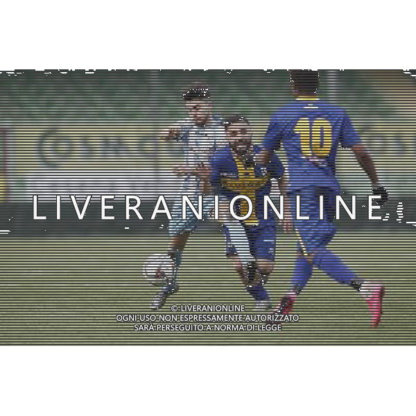 ROMAGNA CENTRO vs PARMA CALCIO 1913, Campionato di Calcio Serie D, Girone D, 13/03/2016, nella foto:CORAPI, IN CONTRASTO, ©Claudio Zamagni/AGENZIA ALDO LIVERANI S.A.S.