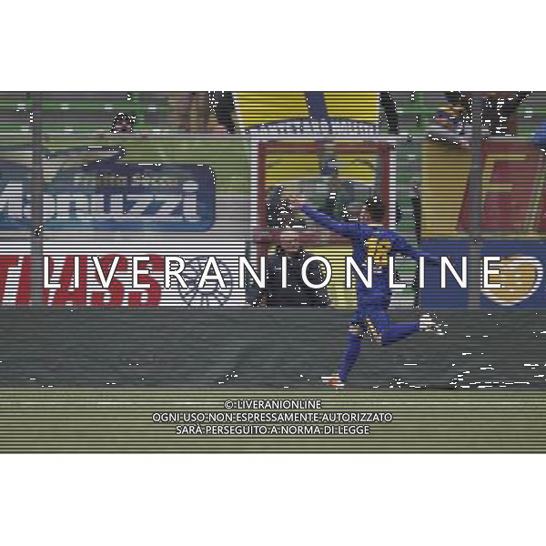 ROMAGNA CENTRO vs PARMA CALCIO 1913, Campionato di Calcio Serie D, Girone D, 13/03/2016, nella foto: LAURIA, ESULTA SOTTO LA CURVA, ©Claudio Zamagni/AGENZIA ALDO LIVERANI S.A.S.