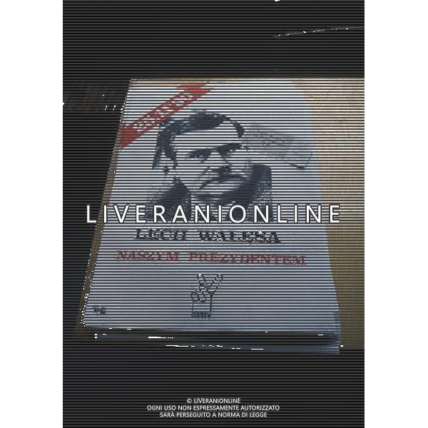 Lech Walesa leader del sindacato indipendente Solidarnosc, politico e attivista polacco, presidente della Polonia dal 1990 al 1995. Nel 1983 vinse il Premio Nobel per la pace - Retrospettiva Â© AGENZIA ALDO LIVERANI SAS