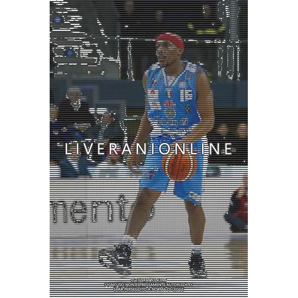 Lega Basket serie A, 7» giornata di ritorno, Consultinvest Pesaro vs Banco di Sardegna Sassari 13/03/2016 nella foto: AKOGNON JOSH, ©CLAUDIO ZAMAGNI/AGENZIA ALDO LIVERANI S.A.S.