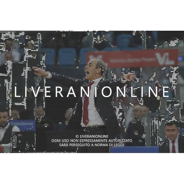 Lega Basket serie A, 7» giornata di ritorno, Consultinvest Pesaro vs Banco di Sardegna Sassari 13/03/2016 nella foto: il coach PAOLINI ©CLAUDIO ZAMAGNI/AGENZIA ALDO LIVERANI S.A.S.