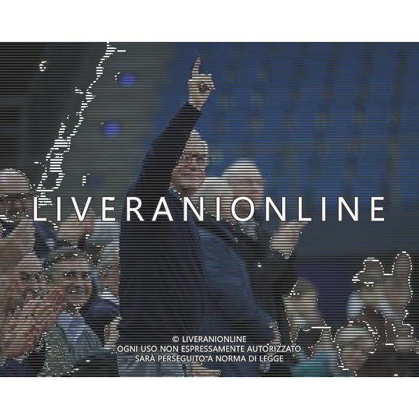 Lega Basket serie A, 7» giornata di ritorno, Consultinvest Pesaro vs Banco di Sardegna Sassari 13/03/2016 nella foto: L\' EX COACH VALERIO BIANCHINI ©CLAUDIO ZAMAGNI/AGENZIA ALDO LIVERANI S.A.S.