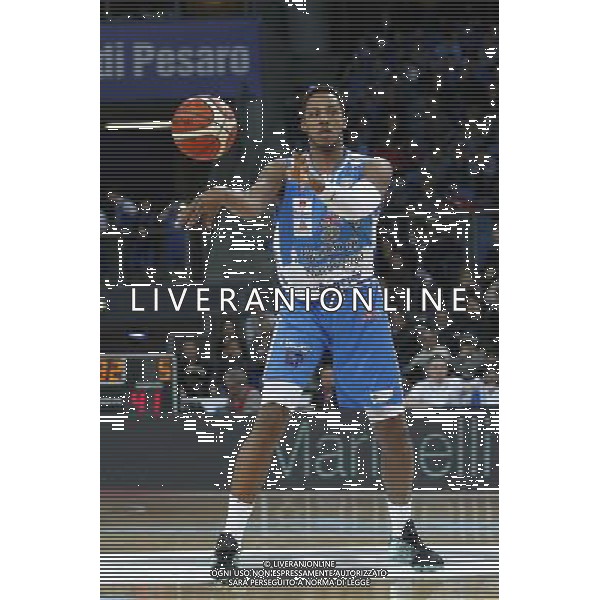 Lega Basket serie A, 7» giornata di ritorno, Consultinvest Pesaro vs Banco di Sardegna Sassari 13/03/2016 nella foto: KADJI KENNETH ©CLAUDIO ZAMAGNI/AGENZIA ALDO LIVERANI S.A.S.