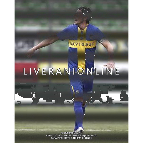 ROMAGNA CENTRO vs PARMA CALCIO 1913, Campionato di Calcio Serie D, Girone D, 13/03/2016, nella foto: IL CAPITANO ALESSANDRO LUCARELLI, ©Claudio Zamagni/AGENZIA ALDO LIVERANI S.A.S.