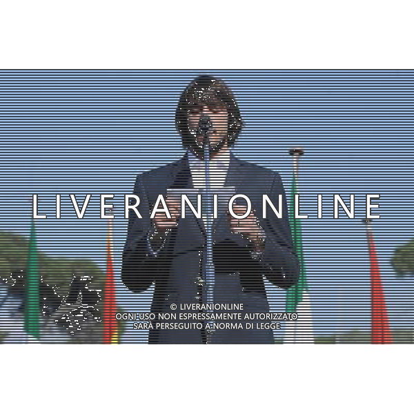 68a Viareggio Cup Coppa Carnevale Fase Eliminatoria Viareggio (LU) - 14.03.2016 Inter-Akademija Pandev Nella Foto:mattia perin legge il giuramento /Ph.Vitez-Ag. Aldo Liverani