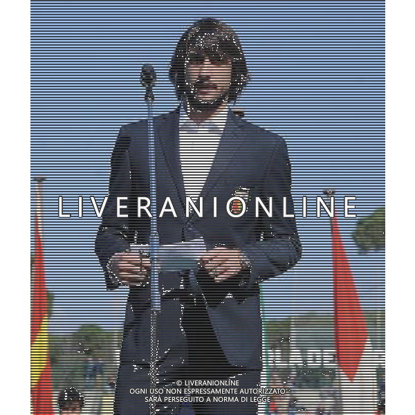 68a Viareggio Cup Coppa Carnevale Fase Eliminatoria Viareggio (LU) - 14.03.2016 Inter-Akademija Pandev Nella Foto:mattia perin legge il giuramento /Ph.Vitez-Ag. Aldo Liverani