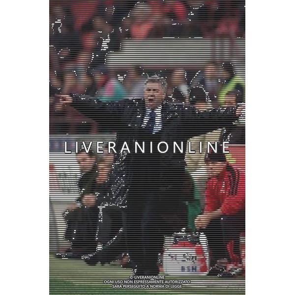 milan-perugia 13/11/2001 coppa italia nella foto ancelotti carlo foto aldo liverani