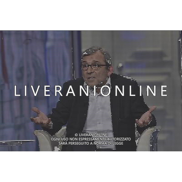Roberto Giachetti, candidato Pd a sindaco di Roma, ospite della trasmissione televisiva Porta a Porta 14 marzo 2016 Â© Corradetti / AGENZIA ALDO LIVERANI SAS