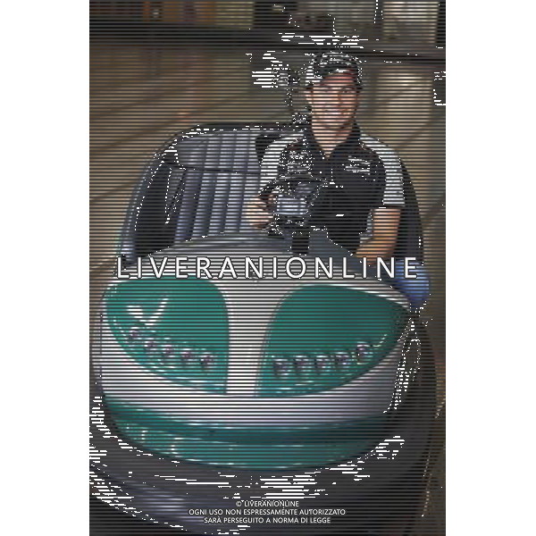 Sergio Perez (MEX) Sahara Force India F1 visits Luna Park. 15.03.2016. Formula 1 World Championship, Rd 1, Australian Grand Prix, Albert Park, Melbourne, Australia, Preparation Day. AG ALDO LIVERANI SAS ONLY ITALY