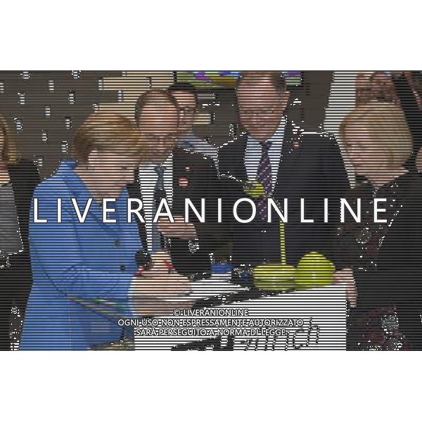 Angela Merkel, Lino Guzzella, Stephan Weil und Johanna Wanka beim Rundgang Â¸ber die Computermesse CeBIT 2016 auf dem Messegelâ€°nde. Hannover, 15.03.2016 TARGI FOT. FUTURE IMAGE/NEWSPIX.PL POLAND, UK AND GERMANY OUT !!! --- Newspix.pl *** Local Caption *** www.newspix.pl mail us: info@newspix.pl call us: 0048 022 23 22 222 --- Polish Picture Agency by Ringier Axel Springer Poland/ AGENZIA ALDO LIVERANI SAS - ITALY ONLY EDITORIAL USE ONLY