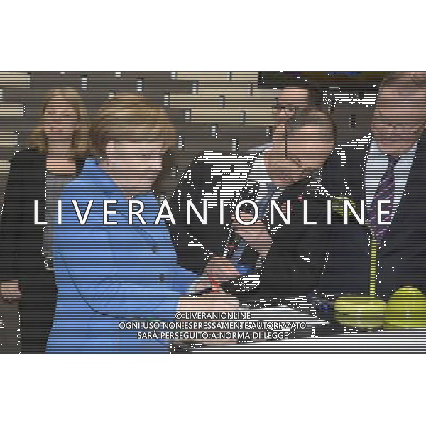 Angela Merkel, Lino Guzzella und Stephan Weilbeim Rundgang Â¸ber die Computermesse CeBIT 2016 auf dem Messegelâ€°nde. Hannover, 15.03.2016 TARGI FOT. FUTURE IMAGE/NEWSPIX.PL POLAND, UK AND GERMANY OUT !!! --- Newspix.pl *** Local Caption *** www.newspix.pl mail us: info@newspix.pl call us: 0048 022 23 22 222 --- Polish Picture Agency by Ringier Axel Springer Poland/ AGENZIA ALDO LIVERANI SAS - ITALY ONLY EDITORIAL USE ONLY