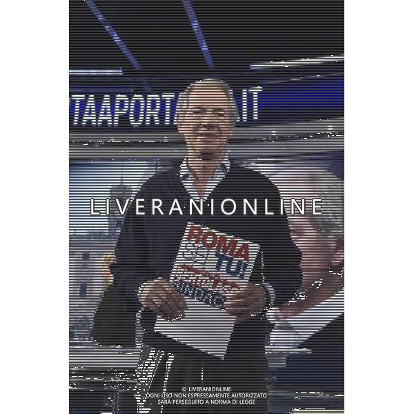 ROMA 15-03-2016 TRASMISSIONE TELEVISIVA PORTA A PORTA NELLA FOTO GUIDO BERTOLASO CANDIDATO SINDACO DI ROMA FOTO FABRIZIO CORRADETTI-AG ALDO LIVERANI SAS