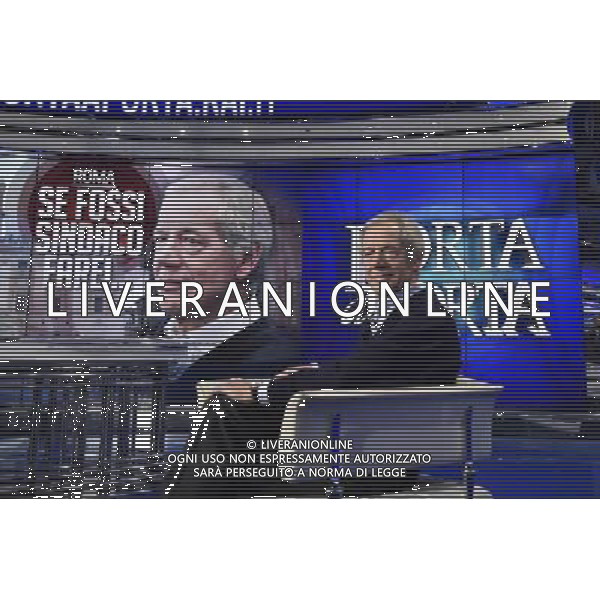 ROMA 15-03-2016 TRASMISSIONE TELEVISIVA PORTA A PORTA NELLA FOTO GUIDO BERTOLASO CANDIDATO SINDACO DI ROMA FOTO FABRIZIO CORRADETTI-AG ALDO LIVERANI SAS