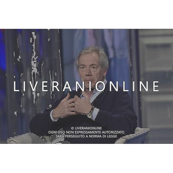ROMA 15-03-2016 TRASMISSIONE TELEVISIVA PORTA A PORTA NELLA FOTO GUIDO BERTOLASO CANDIDATO SINDACO DI ROMA FOTO FABRIZIO CORRADETTI-AG ALDO LIVERANI SAS