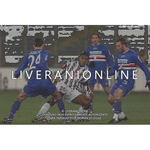 torino 12/12/01 coppa italia juventus - sampdoria zalayeta marcelo foto aldo liverani 