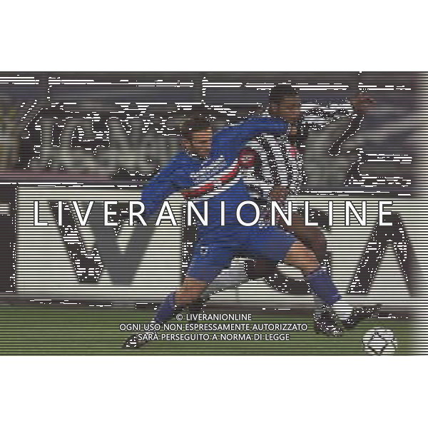 torino 12/12/01 coppa italia juventus - sampdoria nella foto sakic nenad e zalayeta marcelo foto aldo liverani