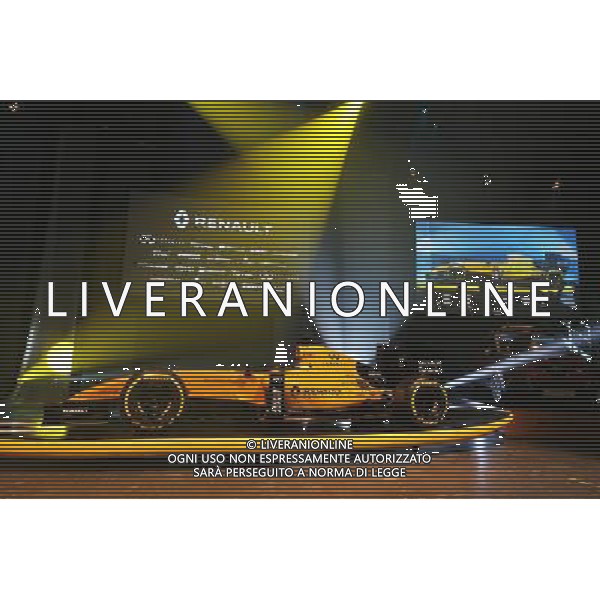 The Renault Sport F1 Team RS16 livery reveal. 16.03.2016. Formula 1 World Championship, Rd 1, Australian Grand Prix, Albert Park, Melbourne, Australia, Preparation Day. AG ALDO LIVERANI SAS ONLY ITALY