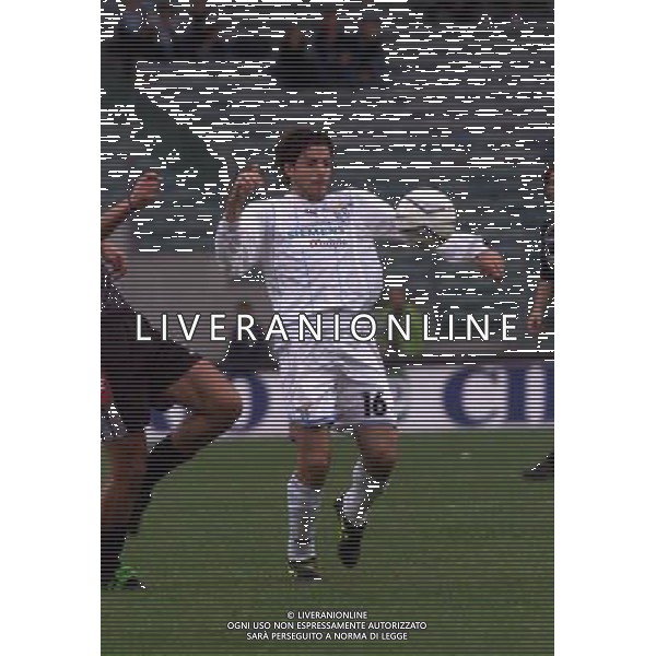 LAZIO - SIENA 11/11/2001 COPPA ITALIA NELLA FOTO GIANNICHEDDA FOTO ALDO LIVERANI