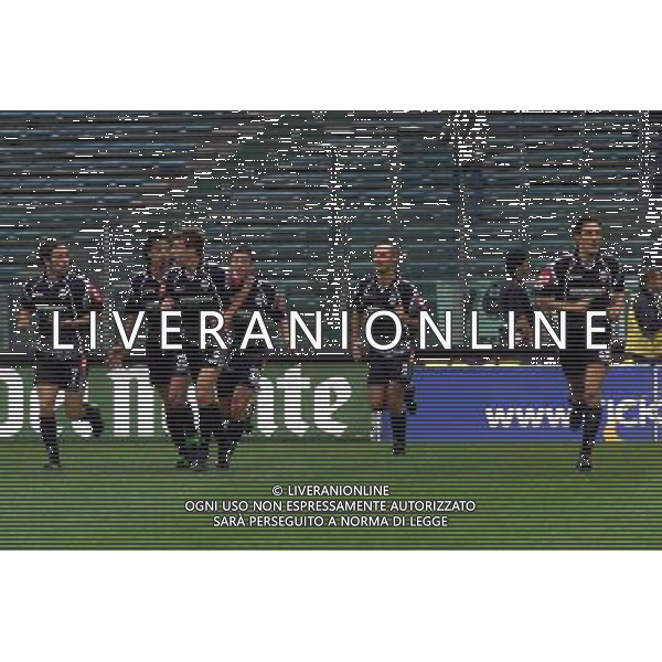 LAZIO - SIENA 11/11/2001 COPPA ITALIA NELLA FOTO ESULTANZA SIENA FOTO ALDO LIVERANI