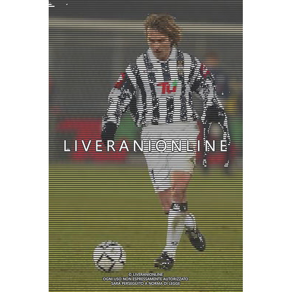 torino 09/01/02 coppa italia 2001/02 juventus - atalanta nella foto nedved pavel foto aldo liverani