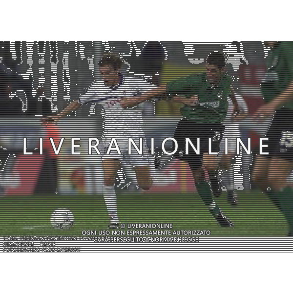 TIROL INSBRUCK-FIORENTINA COPPA U E F A 14-09-2000 NELLA FOTO ROSSI MARCO FOTOSERVIZIO ALDO LIVERANI