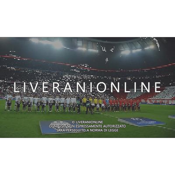 UEFA Champions League 2015/2016 Ottavi di Finale Ritorno Monaco di Baviera (Germania) - 16.03.2016 Bayern Monaco-Juventus Nella Foto: formazioni juventus bayern squadre schierate /Ph.Vitez-Ag. Aldo Liverani