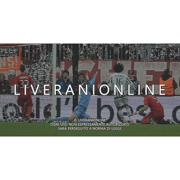 UEFA Champions League 2015/2016 Ottavi di Finale Ritorno Monaco di Baviera (Germania) - 16.03.2016 Bayern Monaco-Juventus Nella Foto: il gol di juan cuadrado del 0-2 /Ph.Vitez-Ag. Aldo Liverani
