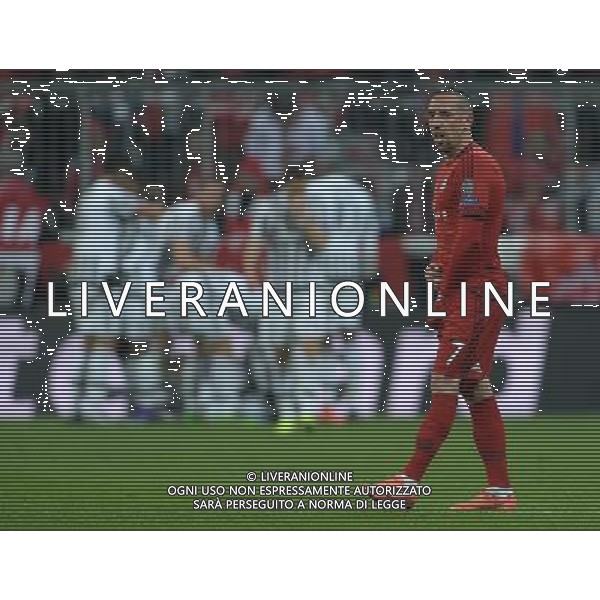 UEFA Champions League 2015/2016 Ottavi di Finale Ritorno Monaco di Baviera (Germania) - 16.03.2016 Bayern Monaco-Juventus Nella Foto:delusione ribery /Ph.Vitez-Ag. Aldo Liverani