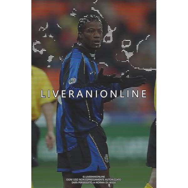 inter-aek atene 21/02/02 nella foto kallon mohamed foto marco luzzani/ag aldo liverani