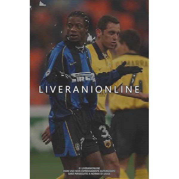 inter-aek atene 21/02/02 nella foto kallonmohamed e lacerda foto marco luzzani/ag aldo liverani