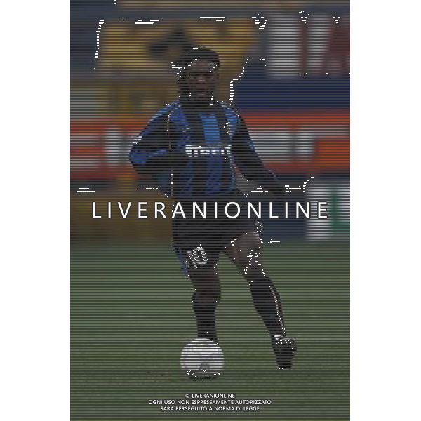 inter-aek atene 21/02/02 nella foto seedorf clarence foto marco luzzani/ag aldo liverani