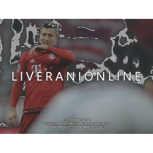 UEFA Champions League 2015/2016 Ottavi di Finale Ritorno Monaco di Baviera (Germania) - 16.03.2016 Bayern Monaco-Juventus Nella Foto:delusione lewandowski /Ph.Vitez-Ag. Aldo Liverani