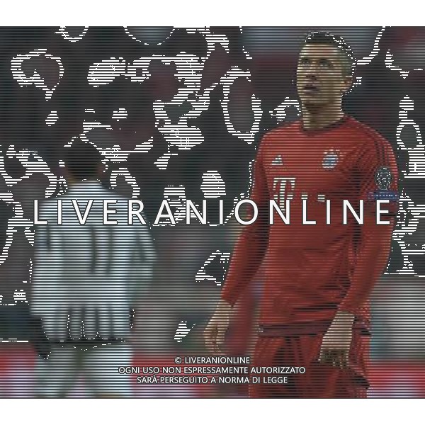 UEFA Champions League 2015/2016 Ottavi di Finale Ritorno Monaco di Baviera (Germania) - 16.03.2016 Bayern Monaco-Juventus Nella Foto:delusione lewandowski /Ph.Vitez-Ag. Aldo Liverani