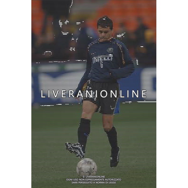 inter-aek atene 21/02/02 nella foto vivas nelson foto marco luzzani/ag aldo liverani