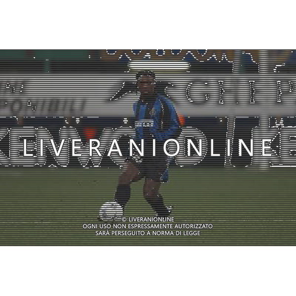 inter-aek atene 21/02/02 nella foto seedorf clarence foto marco luzzani/ag aldo liverani