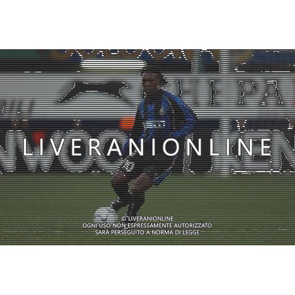 inter-aek atene 21/02/02 nella foto seedorf clarence foto marco luzzani/ag aldo liverani