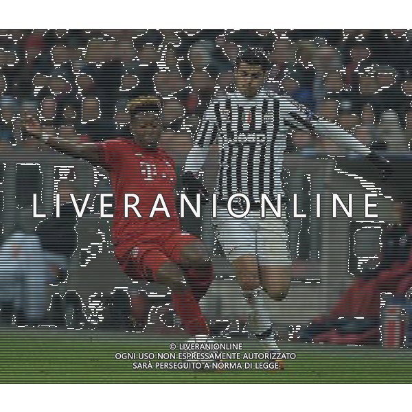 UEFA Champions League 2015/2016 Ottavi di Finale Ritorno Monaco di Baviera (Germania) - 16.03.2016 Bayern Monaco-Juventus Nella Foto: alvaro morata e alaba /Ph.Vitez-Ag. Aldo Liverani